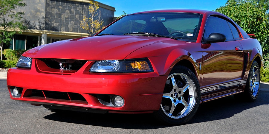 Red Mustang. Test drive a used car at JFR Cars